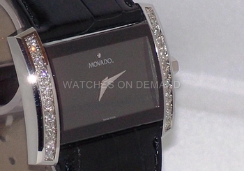 NEW LADIES MOVADO ELIRO MAGESTA 0605197 0.30ct APPROXIMATELY DIAMOND WATCH *****