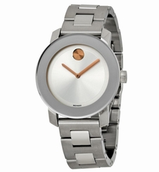 Movado Bold 3600084 Silver Dial Stainless Steel Women's Watch