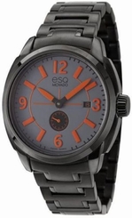 ESQ MOVADO 07301450 Grey Dial Ion-Plated Stainless Steel Men's Watch RETAIL $495