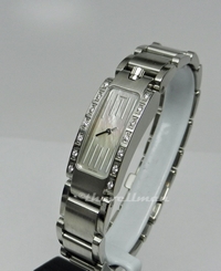 Womens Swiss Movado Diamond Elliptica 0604865 Mother Of Pearl Dial Watch