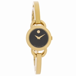 Movado Rondiro Ladies Gold Tone Bracelet Swiss Quartz Watch 0606888