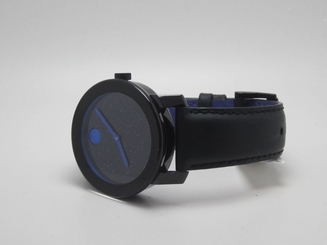 MOVADO BOLD 3600137 WOMENS BLUE SPARKLE FACE WATCH