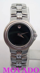 S/Steel MOVADO OLYMPIAN Ladies Quartz watch 84.A1.827.2 * EXLNT Condition