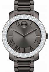New Swiss Bold Gunmetal Dial Ion-plated Ladies 39mm Watch 3600248