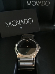Movado Quadro Date Men's Watch Stainless Steel 40mm 0606478