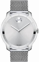 Movado Bold 44mm Steel Quartz Unisex Watch 3600260