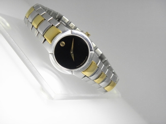 AUTHENTIC MOVADO 81.A1.1842 TWO TONE LADIES WATCH