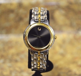 *Movado 81.A1.833.1 Two Tone Stainless Steel Museum Dial Ladies Quartz Watch