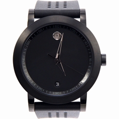 Movado Men's Swiss Museum Sport Black Rubber Strap Watch 42mm 0607038