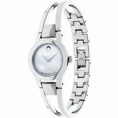 New Movado 0606538 Amorosa Analog Display Quartz Watch, Round 24mm Case