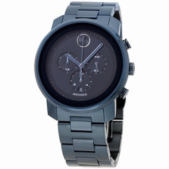 Movado Bold Navy Dial Blue Stainless Steel Men's Watch 3600279