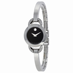 Movado MV0606798 Womens Black Dial Analog Quartz Watch