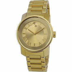 MOVADO Bold Champange Dial Quartz Ladies Watch 3600323