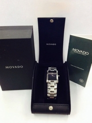 Authentic Movado ELIRO Mens Swiss Made Stainless Steel Quartz 84C1455A Watch
