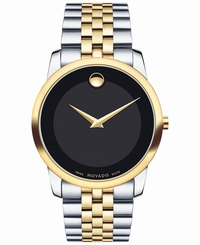 Movado Men's Swiss Museum Classic Two-Tone PVD Stainless Steel Bracelet Watch