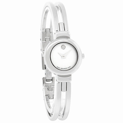 Movado Harmony Ladies MOP Bangle Bracelet Swiss Quartz Watch 0604401