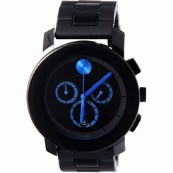 Movado Men's 3600101 Bold Analog Display Swiss Quartz Black Watch 885997039246