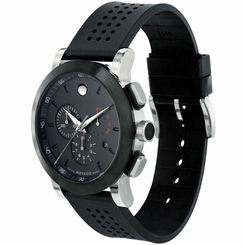 New Movado 0606545 Museum Sport Analog Chronograph Quartz Watch, Round 44mm Case 722631418473