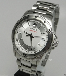 Men's Authentic Swiss Movado 2600075 Series 800 Sub Sea Stainless Steel Watch
