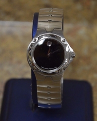 *Movado 84 A1 1831 Sports Edition Museum Dial Stainless Steel Ladies Watch