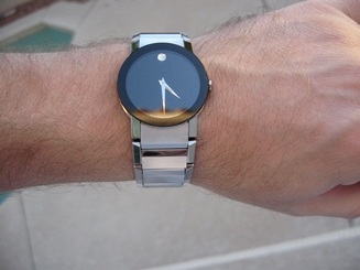 MOVADO SAPPHIRE MIRROR FINISH 84G11896 MENS STAINLESS STEEL QUARTZ WATCH 775924730376
