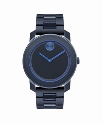 Movado Bold 3600314 Navy Blue Dial Navy Stainless Steel Band Unisex Watch