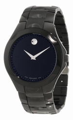 NEW Authentic Movado 0606536 Men's Swiss Black Ion Stainless Steel Luno Watch