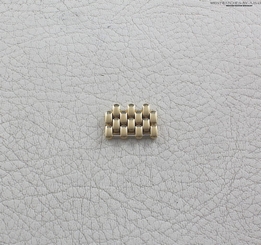 Movado Certa Mens Double Full Link SS 18k GP 17.40mm Model 87.84-866