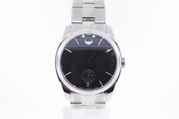 Men's Movado 0606626 Movado LX Stainless Steel Black Dial Watch