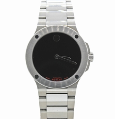 Movado SE Extreme Stainless Steel Black Museum Dial 44mm Watch