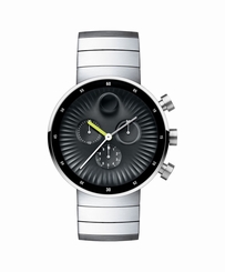 Movado Edge Men's Swiss Chronograph Stainless Steel Bracelet Watch 3680009