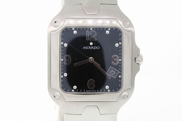 Men's Movado 0605268 Sports Edition Stainless Steel Black Dial Watch