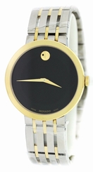 Movado Esperanza Black Dial Toned Outer Ring Men Watch 0607058 New Arrival Sale