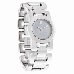Movado Luma Series Ladies Stainless Steel Swiss Quartz Watch 0606543