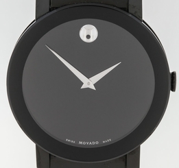 Movado Black PVD Stainless Steel Men's Watch 84 G1 3896.A