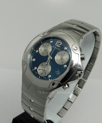 Mens Authentic Swiss Movado SE Sports Edition 0605154 Chronograph Blue Watch 775924290805