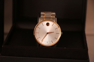 Moved Men's Thin Classic 39.1.20.1209 12652698 Two Tone Stainless Steel Watch
