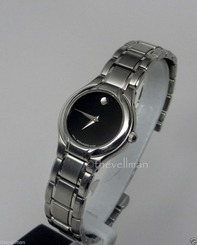 Womens Ladies Authentic Swiss Made Movado Sprita Stainless Steel Watch 0604685