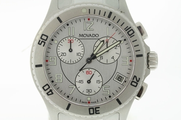 Men's Movado 0605969 Junior Sport Stainless Steel Chronograph Watch