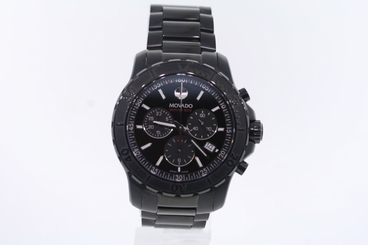 Men's Movado 2600119 SERIES 800 Black Chronograph Watch