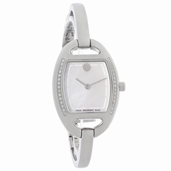 Movado Miri Series Ladies MOP Diamond Swiss Quartz Watch 0606607