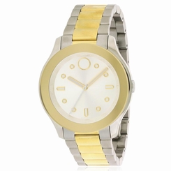 MOVADO WOMEN'S TWO TONE STEEL BRACELET & CASE SWISS QUARTZ WATCH 3600418