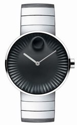 Movado Edge 40mm Steel Quartz Men's Watch 3680006