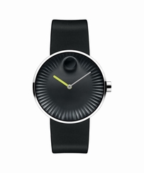 Movado Edge 3680003 Sandblasted Black Aluminum Dial Mens Watch