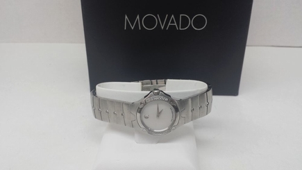 Movado Ladies Mother of Pearl Dial Diamond Bezel 84 G4 1851 Sports Edition Watch