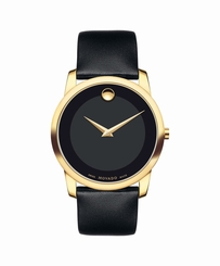 MOVADO Museum Yellow Gold PVD Men`s Watch - 0606876