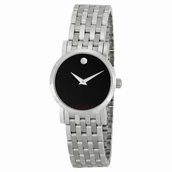 Movado 0606107 Womens Black Dial Analog Automatic Watch