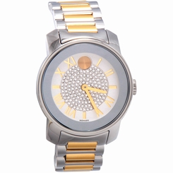 Movado Bold Silver Dial Two-tone Ladies Watch 3600256
