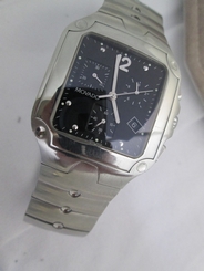 Authentic Movado Men's 'Eliro' Stainless Steel Chronograph Watch 84 H1 1380