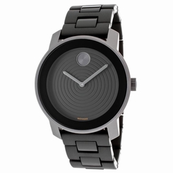 MOVADO MEN'S BOLD 43MM POLYURETHANE BAND ALUMINIUM CASE QUARTZ WATCH 3600073